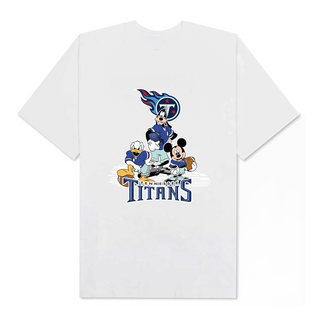 Áo Thun Oversize NFL Mickey and Friends Tennessee Titans