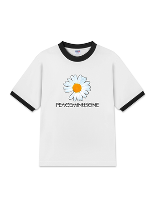 Áo Thun Ringer Relaxed Fit Floral Peace Minusone