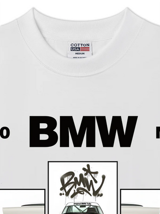 Áo Thun Relaxed Fit BMW E30 M3 White
