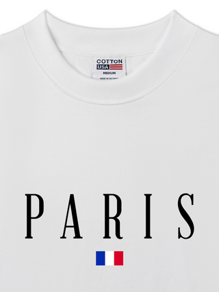 Áo Thun Relaxed Fit Paris Minimalist