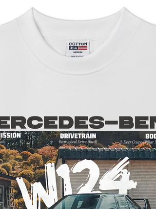 Áo Thun Relaxed Fit Mercedes W124 1993