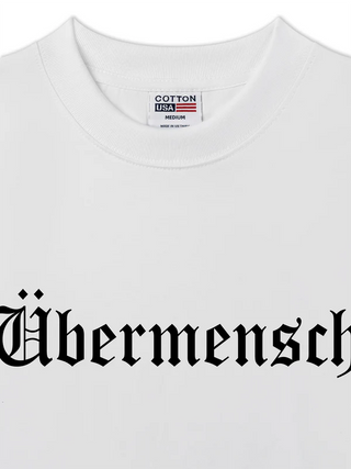 Áo Thun Relaxed Fit Idols Ubermensch Black And White