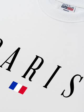 Áo Thun Relaxed Fit Paris Minimalist