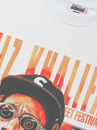 Áo Thun Relaxed Fit Rapper Wiz Khalifa Street Festival