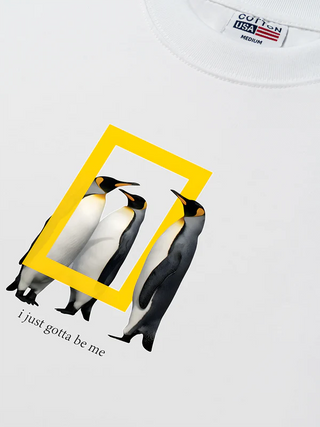 Áo Thun Relaxed Fit  Wild Life I Just Gotta Be Me