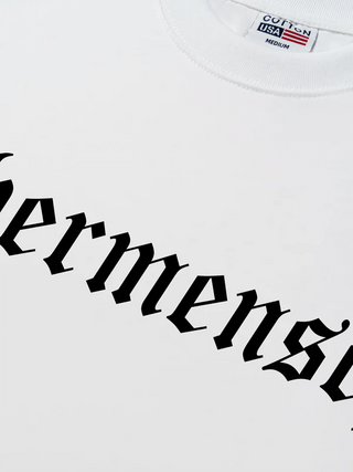 Áo Thun Relaxed Fit Idols Ubermensch Black And White