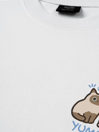 Áo Thun Relaxed Fit Yummy Luv Cat Couple
