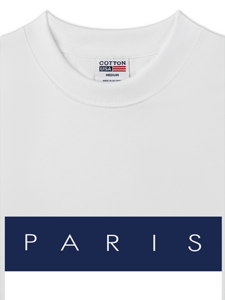 Áo Thun Relaxed Fit Paris France Flag