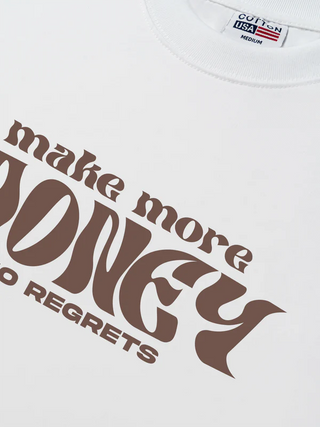 Áo Thun Relaxed Fit Money Make More No Regrets