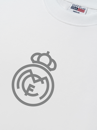 Áo Thun Relaxed Fit Real Marid Marid Is White