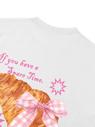 Áo Thun Relaxed Fit Go Get A Croissant