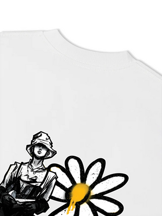 Áo Thun Relaxed Fit Floral X GD Art Daisy