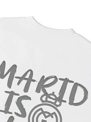 Áo Thun Relaxed Fit Real Marid Marid Is White