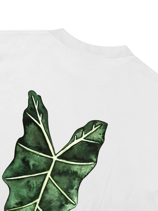 Áo Thun Relaxed Fit TROPICAL Alocasia Leaf