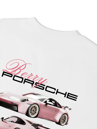 Áo Thun Relaxed Fit Porsche Berry Porsche