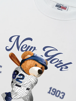 Áo Thun Relaxed Fit New York Baseball