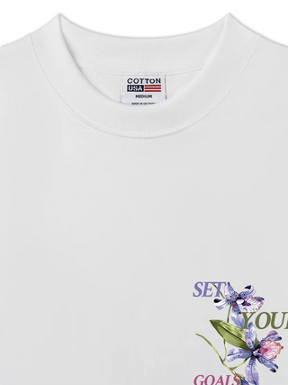 Áo Thun Relaxed Fit Floral Set Your Goals