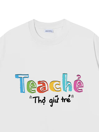 Áo Thun Relaxed Fit Teacher Thợ Giữ Trẻ