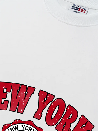 Áo Thun Relaxed Fit City New York Brooklyn