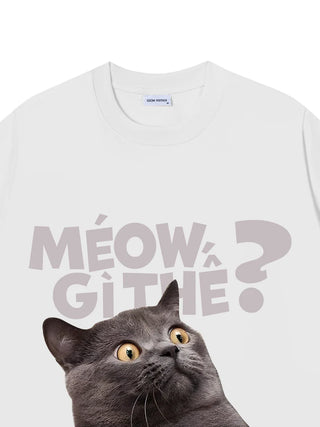 Áo Thun Relaxed Fit Méo Gì Thế