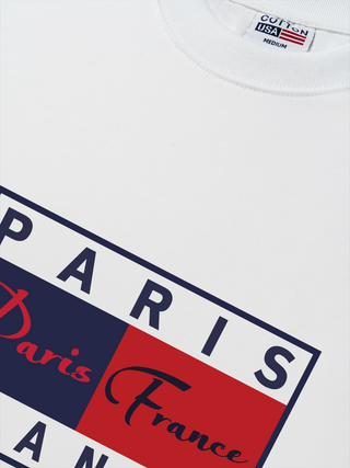 Áo Thun Relaxed Fit Bassic Paris France