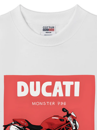 Áo Thun Relaxed Fit Motorcycles Ducati Monster 796