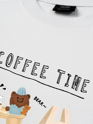 Áo Thun Relaxed Fit Sweet Pastry Coffee Time