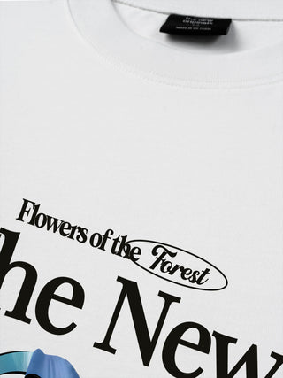 Áo Thun Relaxed Fit Summer Vibes Flower Leopard