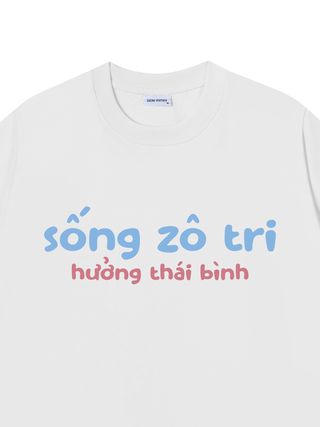 Áo Thun Relaxed Fit Sống Zô Tri Hưởng Thái Bình