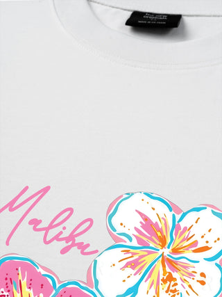 Áo Thun Relaxed Fit Summer Vibes Malibu Floral