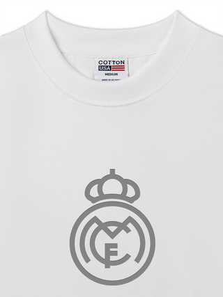 Áo Thun Relaxed Fit Real Marid Marid Is White