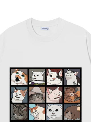 Áo Thun Relaxed Fit Rất Tiếc Bạn Đã Bị Con Mèo