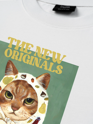 Áo Thun Relaxed Fit Lady Cat