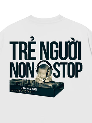 Áo Thun Relaxed Fit Trẻ Người Non Stop 2