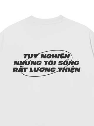 Áo Thun Relaxed Fit Sống Lương Thiện