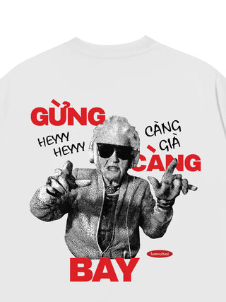 Áo Thun Relaxed Fit Gừng Càng Già Càng Bay