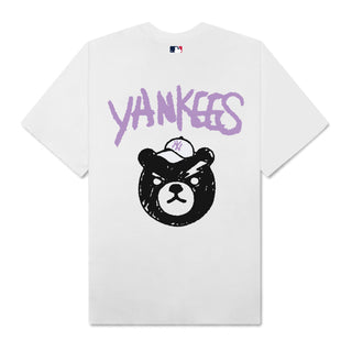 Áo Thun Oversize MLB New York Yankees Bear Purple