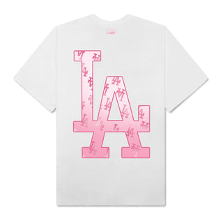 Áo Thun Oversize MLB Los Angeles Dodgers Omber Pink