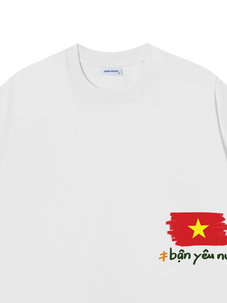 Áo Thun Relaxed Fit Bận Yêu Nước