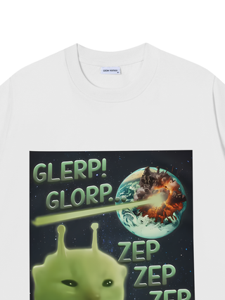 Áo Thun Relaxed Fit UFO Cat ZEP ZEP ZEP