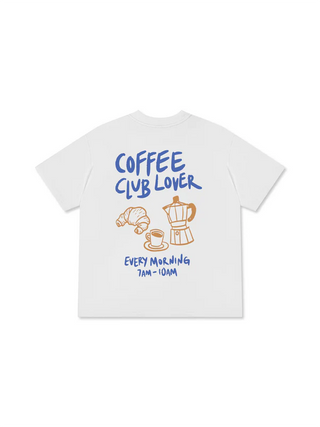 Áo Thun Relaxed Fit Daily Cup Coffee Club Lover