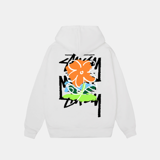 Áo Hoodie Stussy Floral Painting