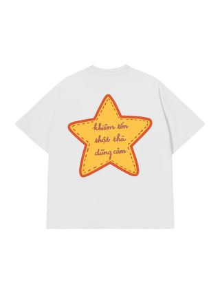 Áo Thun Relaxed Fit Yêu Nước Khiêm Tốn - Thật Thà - Dũng Cảm