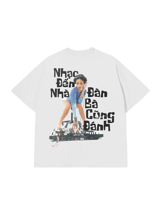 Áo Thun Relaxed Fit Nhạc Đến Nhà