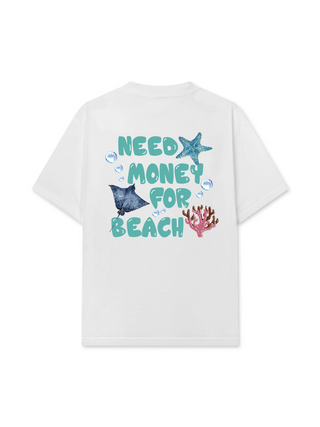 Áo Thun Relaxed Fit Ocean Need Momney For Beach