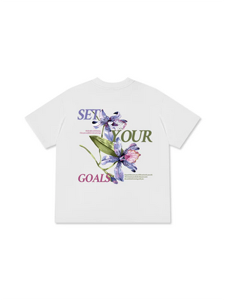 Áo Thun Relaxed Fit Floral Set Your Goals