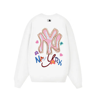 Áo sweater MLB Floral New York Yankees Cute Flower