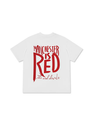 Áo Thun Relaxed Fit Soccer Manchester is Red