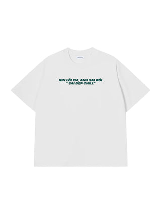 Áo Thun Relaxed Fit Sai Đẹp Chill