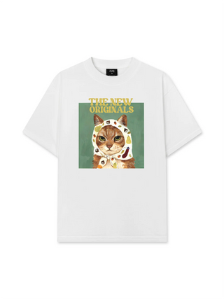 Áo Thun Relaxed Fit Lady Cat